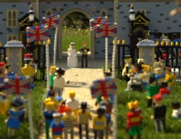 Legoland is ook in de ban van trouw Britse prins Harry en Meghan Markle
