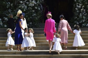 Wat droegen Meghan en haar gasten?