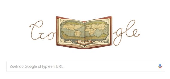 Google eert Antwerpse cartograaf Abraham Ortelius