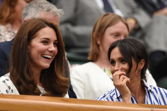 Meghan Markle en Kate Middleton samen naar Wimbledon