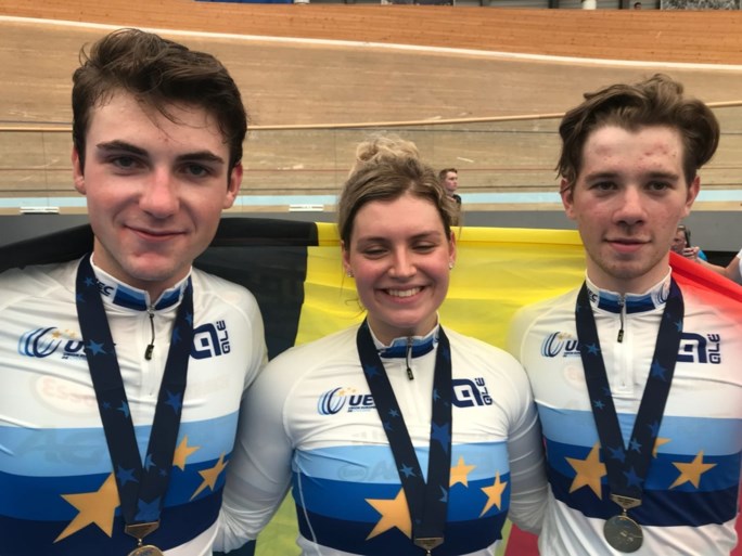 Belgen behalen 13 medailles op EK-piste in Aigle na vruchtbare slotdag en goud voor Degrendele