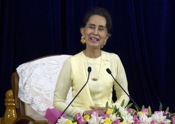 Aung San Suu Kyi mag Nobelprijs voor de vrede houden