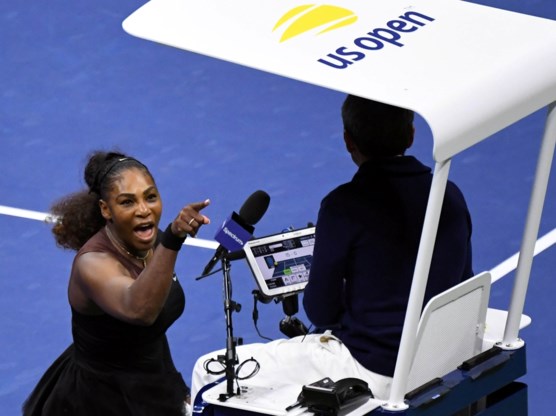 Serena Williams krijgt flinke boete na scheldtirade op US Open