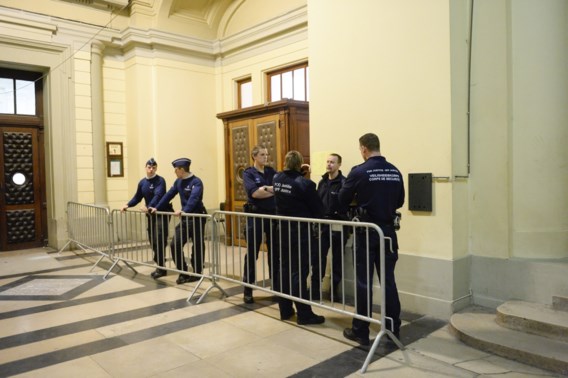 Veiligheidskorps legt werk neer in Brussel