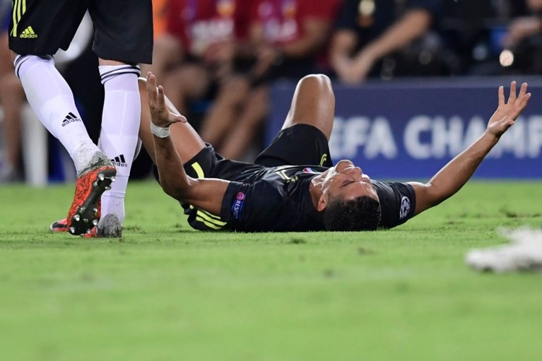 Cristiano Ronaldo in tranen na rode kaart in eerste match met Juventus in Champions League