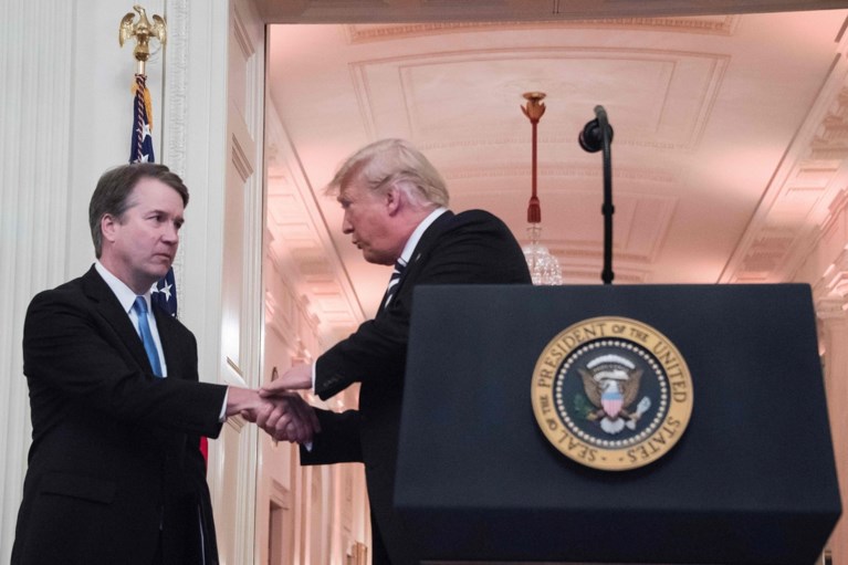 Trump verontschuldigt zich bij 'onschuldige Kavanaugh' voor ‘leugens’
