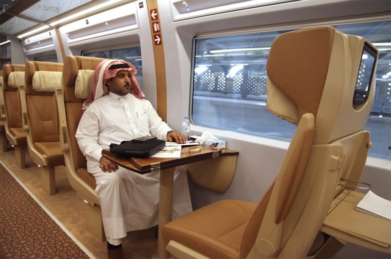 Saudi-Arabië lanceert hogesnelheidstrein tussen Mekka en Medina