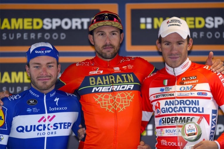 Sonny Colbrelli sprint naar zege in Gran Piemonte, Quick Step Floors strandt opnieuw op tweede plaats