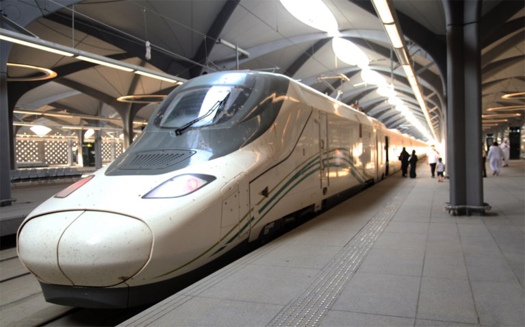 Saudi-Arabië lanceert hogesnelheidstrein tussen Mekka en Medina