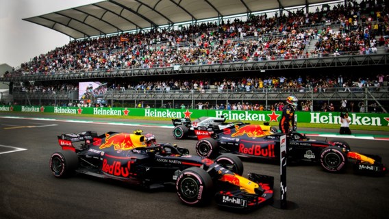 GP van Mexico: startgrid