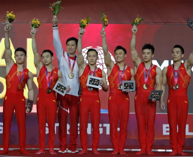 Chinese mannen winnen landencompetitie WK turnen