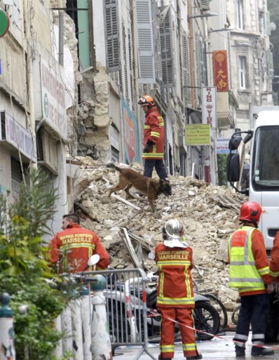 Huizen in centrum Marseille ingestort: al vier lichamen geborgen