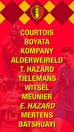 Rode Duivels treden met onuitgegeven opstelling aan tegen IJsland