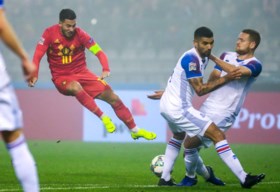 Batshuayi en Hazard maakten het verschil: 'Dit gaan we in Zwitserland niet laten liggen'