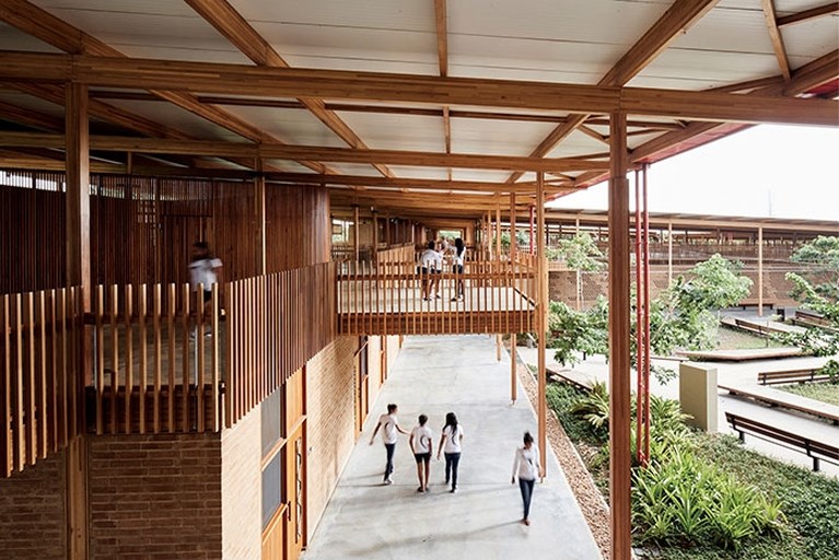 Braziliaanse houten school is beste gebouw ter wereld
