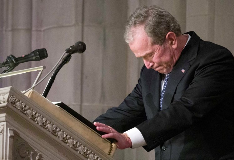 Amerikanen nemen afscheid van oud-president George H.W. Bush