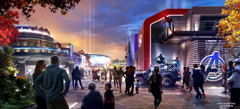 Disneyland Paris toont eerste beeld van het nieuwe Marvel-land