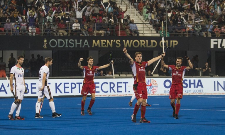 Red Lions kloppen grootmacht Duitsland en mogen naar halve finale WK hockey: