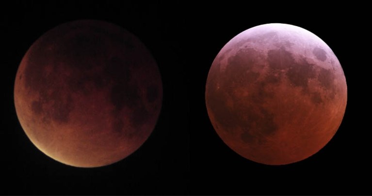 Zet u schrap voor de bloedmaan, totale maansverduistering én supermaan