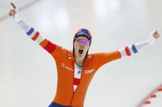 Nederlandse Ireen Wüst pakt titel op 1500 meter tijdens WK schaatsen