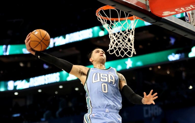 NBA. Kyle Kuzma leidt VS naar winst tegen wereldselectie in opwarmertje voor All Star Game