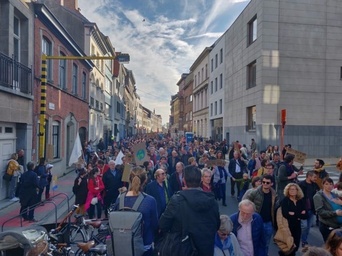 Minstens 10.000 betogers voor Gentse klimaatmars