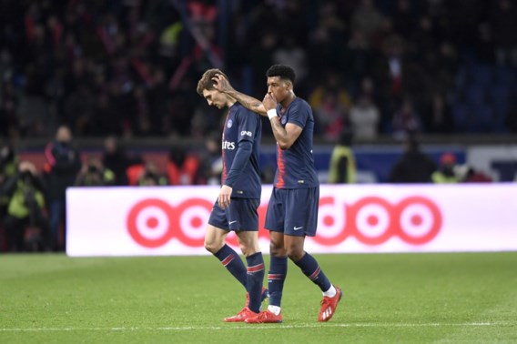 PSG wint topper tegen Marseille, Meunier valt geblesseerd uit