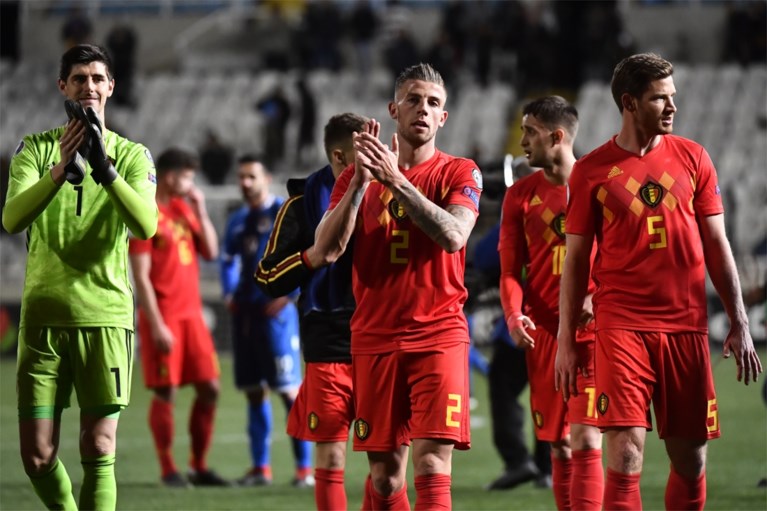 Hazard effent in 100ste interland pad voor gezapige zege Rode Duivels in Cyprus
