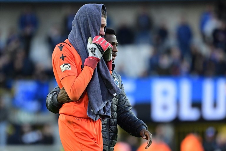Club Brugge-doelman Ethan Horvath barst in tranen uit na gewonnen topper tegen Gent