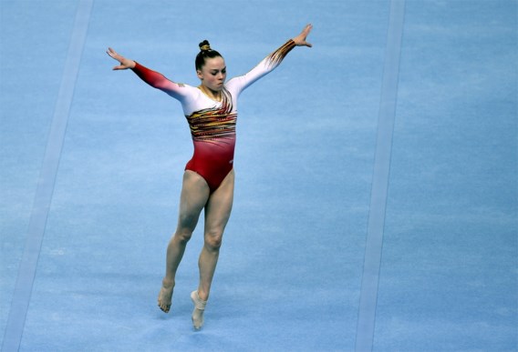 Jade Vansteenkiste wordt zesde in grondfinale tijdens EK turnen 