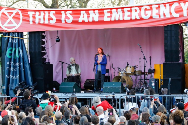 Greta Thunberg in Londen: ‘Politici die niets doen gaan er niet mee wegkomen’