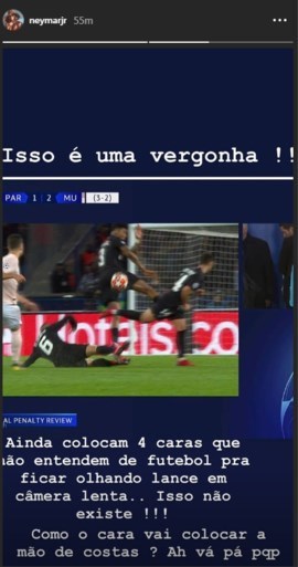 Neymar mist volgend seizoen eerste drie matchen van de Champions League na scheldtirade op Instagram