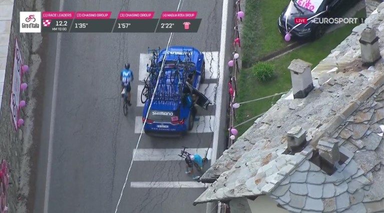 Eerste bergaankomst gooit de Giro weer open: ritwinst Zakarin, Landa neemt tijd terug en Polanc blijft leider