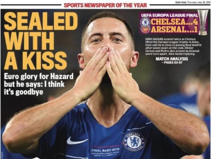 Britse kranten nemen afscheid van Hazard: ‘Wat een verlies voor het Engels voetbal’