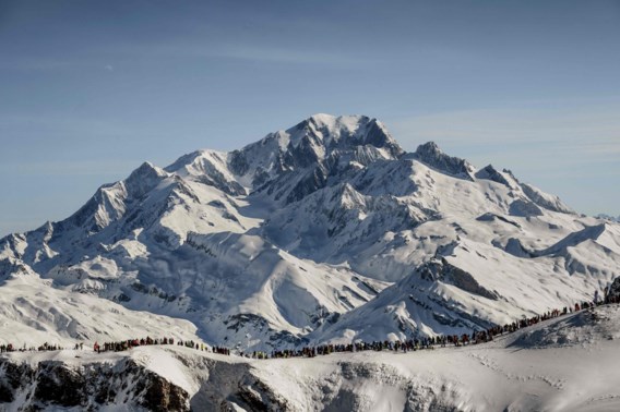 Nog maar beperkt aantal klimmers toegelaten op Mont Blanc