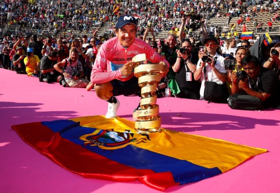 Carapaz doet Ecuador feesten met eindzege in de Giro, Campenaerts komt tekort voor winst in slottijdrit in Verona