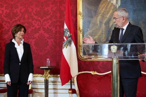 Overgangsregering van Oostenrijkse interim-kanselier Brigitte Bierlein compleet