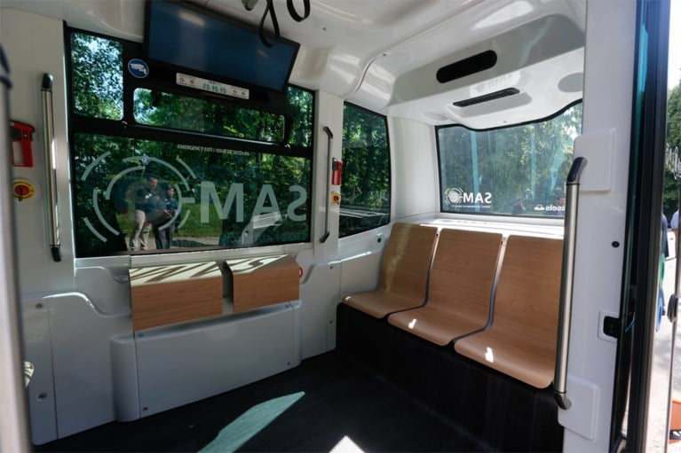 MIVB test elektrische zelfrijdende bussen