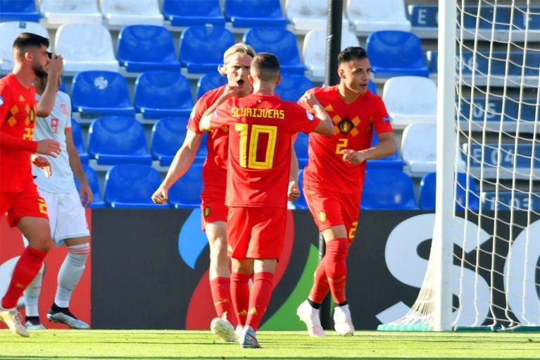 Moedige Belgische beloften gaan in slotfase kopje-onder tegen Spanje en zijn allicht uitgeschakeld op het EK U21