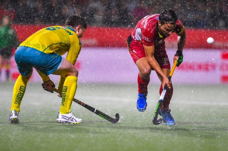 Red Lions lijden 0-2 nederlaag tegen Australië in striemende regen