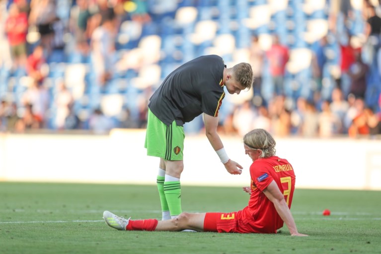 Moedige Belgische beloften gaan in slotfase kopje-onder tegen Spanje en zijn allicht uitgeschakeld op het EK U21