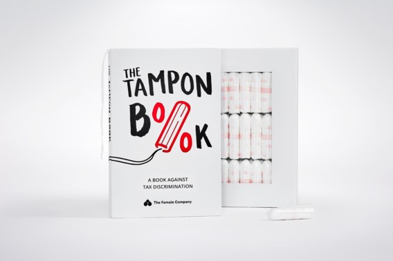 Boek met tampons is verkoophit