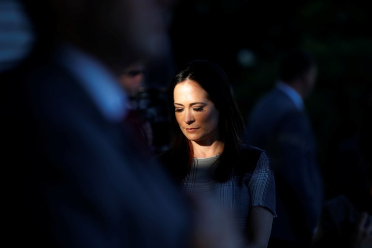 Trump pikt woordvoerster Melania in