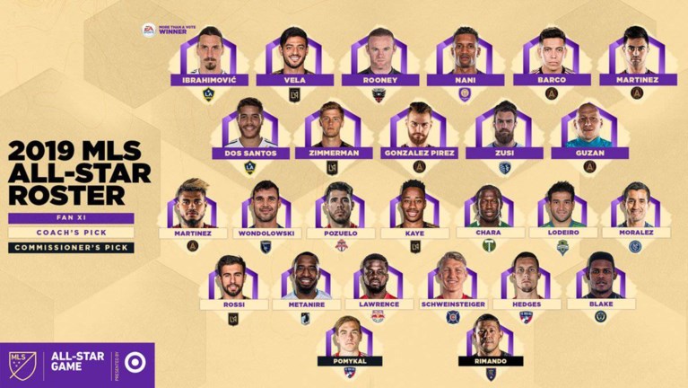 Pozuelo prijkt naast Rooney en Ibrahimovic in selectie voor All Star Game