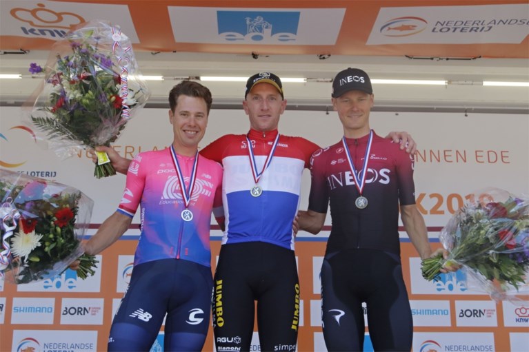 Jos van Emden blijft Langeveld voor en is Nederlands kampioen tijdrijden