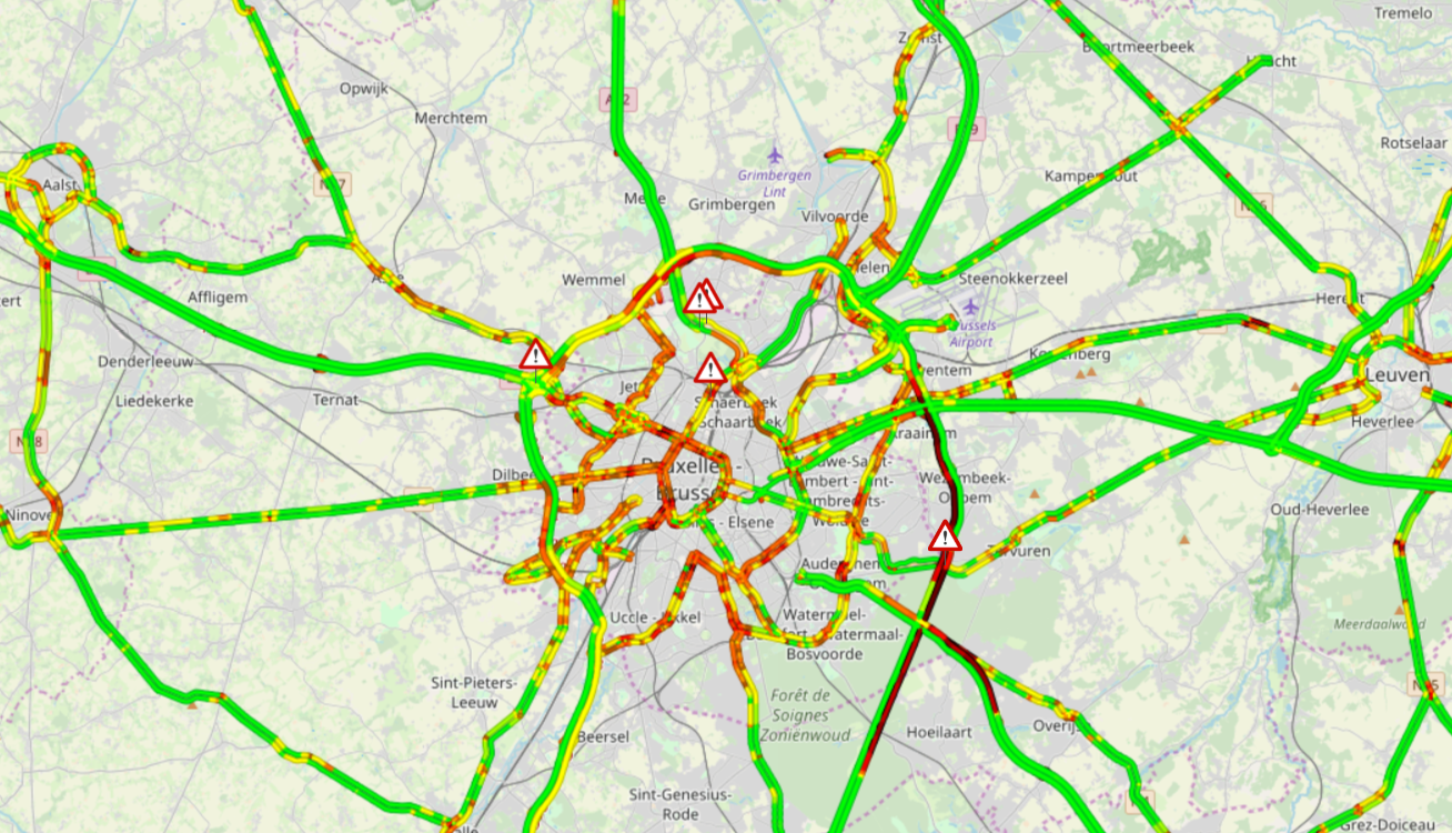 Vierarmentunnel Aan Brusselse Ring Weer Open | De Standaard