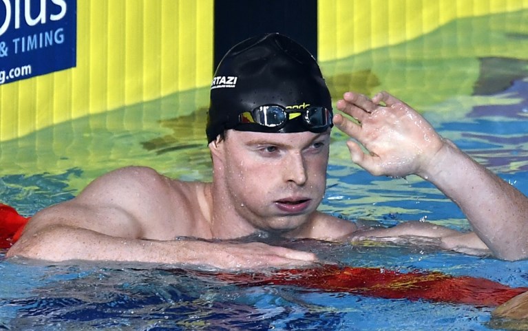 WK ZWEMMEN. Louis Croenen pakt Olympisch ticket in Gwangju, Xu Jiayu en Kylie Masse verlengen wereldtitel