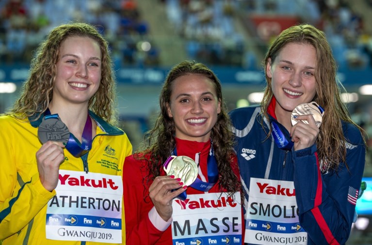 WK ZWEMMEN. Louis Croenen pakt Olympisch ticket in Gwangju, Xu Jiayu en Kylie Masse verlengen wereldtitel