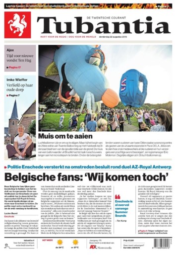 Nederland heeft schrik van Belgische invasie: Antwerp-fans op de voorpagina, extra politie in Enschede