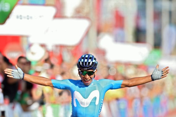 Spektakel in eerste rit in lijn Vuelta: Quintana wint, Roche nieuwe leider